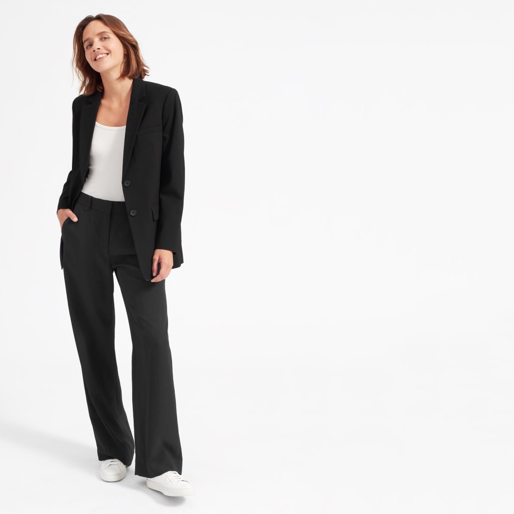 Everlane the Oversized Blazer in Black Size 0
